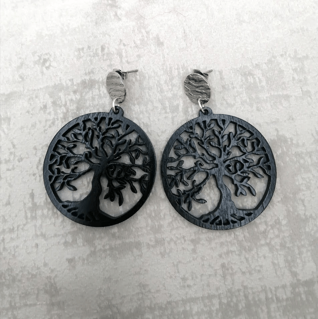 Boucle d'oreilles Arbre de vie