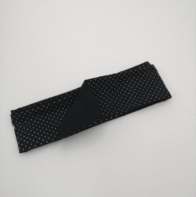 Bandeau Twist Long Pois