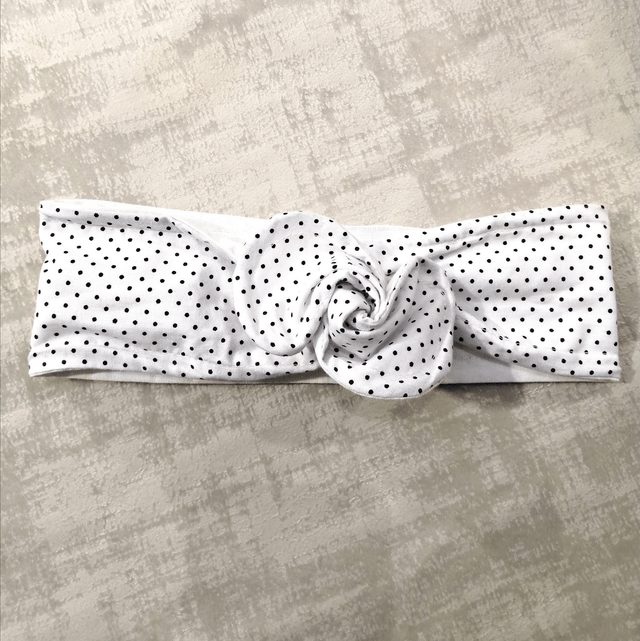 Bandeau Twist Petits pois