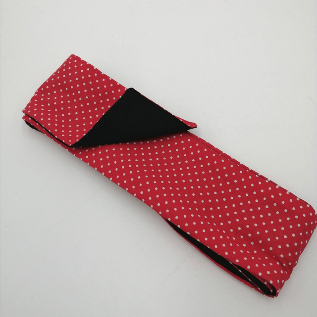 Bandeau Twist Long Pois