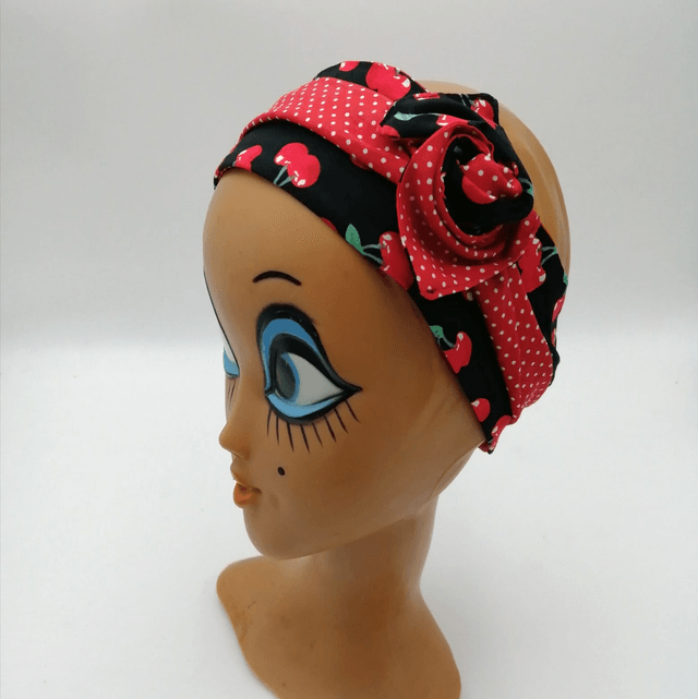 Bandeau Twist Long Cerises