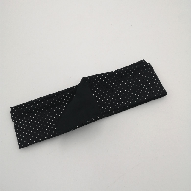 Bandeau Twist Long Pois
