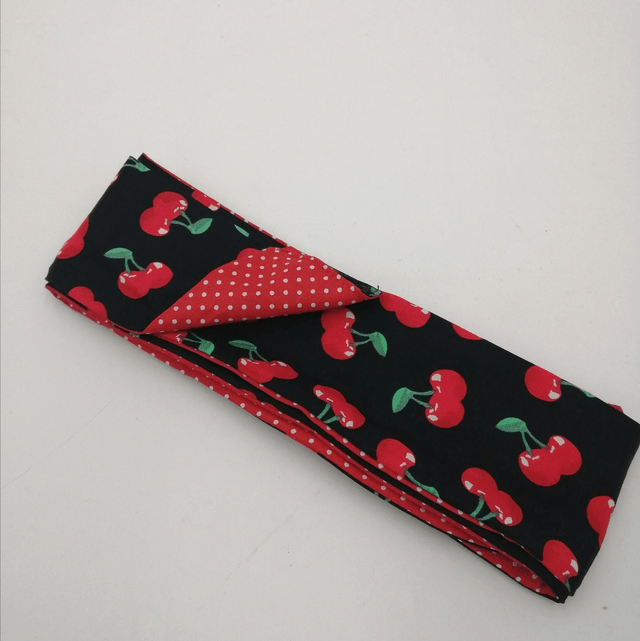 Bandeau Twist Long Cerises