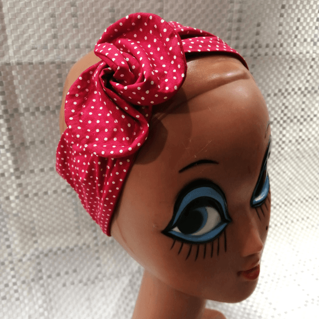 Bandeau Twist Petits pois